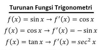Contoh soal dan pembahasan integral trigonometri skl kisi kisi un matematika sma 2012 dari soal soal integral trigonometri ujian tahun tahun sebelumnya. Turunan Fungsi Trigonometri Contoh Soal Dan Pembahasanya Madematika