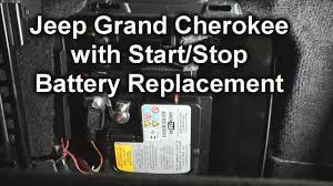 Replace the battery in your 2011 jeep grand cherokee laredo 3.6l v6 once every 4 years for optimal performance. Jeep Grand Cherokee With Start Stop Battery Replacement The Battery Shop Youtube