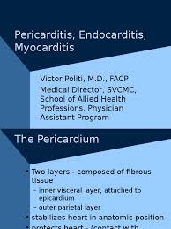 The myocarditis may be more severe with more severe symptoms. Pericarditis Endocarditis Myocarditis Cardiology Heart