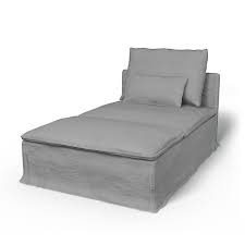 Soderhamn Sofa Covers Chaise Longue Loose Fit Urban Using The Fabric Rosendal Pure Washed Linen Silver Grey Ikea Couch Sofa Covers Chaise Longue