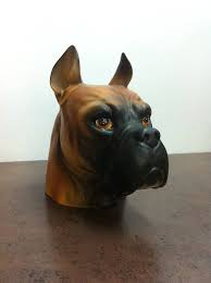 Vintage Planter Boxer Head Plant Holder Inarco Ceramic Etsy Vintage Planters Boxer Dog Gifts Plant Holders