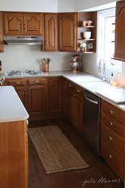 I love the ideas to update oak kitchen cabinets that we came up with! Decorating A Dated Kitchen New Kitchen Cabinets Oak Kitchen Kitchen Design