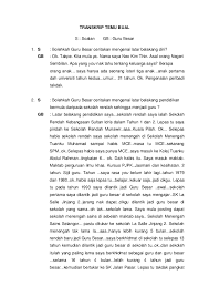 Doc Transkrip Temu Bual Nurul Syafinaz Ghazlimi Academia Edu
