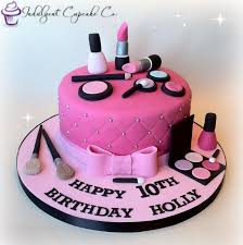 10th Birthday Makeup Cake Make Up Cake Birthday Cakes For Teens Tiered Cakes Birthday