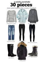 30 Pieces For Your Winter Wardrobe Winter Capsule Wardrobe Capsule Wardrobe Winter Wardrobe