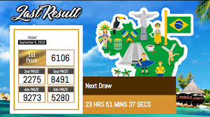 Result Brazil Lottery Jumat 6 September 2019 6106 Sahhhh Filipina 22 September 9 September