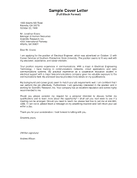 Being a fresh graduate may have its downsides in terms of application for a job position. Cover Letter For Engineering Jobs Fresh Graduate Sample Cover Letter