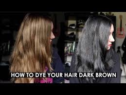 To avoid damages from bleach, you can use natural lighteners, including honey, baking soda, lemon, cinnamon, and vitamin c to lighten dyed black hair or dark brown hair a few. How To Dye Your Hair Dark Brown Or Black Rocknroller Youtube