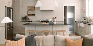 Its round canopy and slim stem are crafted from meta, while the exposed socket is augmented by an outsize clear glass bowl shade for a bold look. Mydomaine 50 Of The Most Beautiful Kitchens We Ve Come Across Milled
