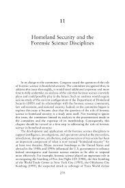 Even though television tells us that fingerprints and ballistics are exact sciences and always tell you a story, many experts often don't agree on the same evidence. 11 Homeland Security And The Forensic Science Disciplines Strengthening Forensic Science In The United States A Path Forward The National Academies Press