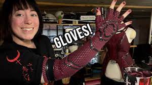 I love these gloves but I'm so tired of gluing | Making Scarlet Witch part  10 - YouTube