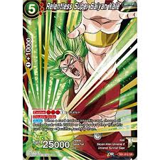 All cards are near mint/mint condition unless otherwise stated. Dragon Ball Super Tournament Of Power Relentless Super Saiyan Kale Tb1 015 Walmart Com Walmart Com