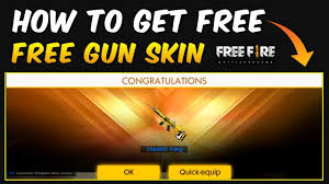 Free fire is the ultimate survival shooter game available on mobile. How To Get Free Gun Skin In Free Fire No Hack Garena Free Fire Youtube