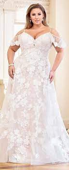 Pin On Romantic Wedding Dresses For The Plus Size Curvy Bride