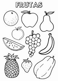 Coloring Book In Spanish New Free Spanish Coloring Worksheets Halloweenfiles Com Fruit Coloring Pages Coloring Pages Fruits Drawing