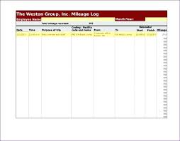 Printable Mileage Log Template Free – willconway.co