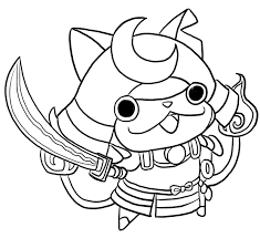 Komasan in yo kai watch. Yo Kai Watch Coloring Pages Coloring Home