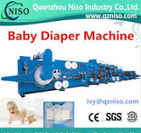 Normal Semi-automatic Baby Diaper Production Line Machine ...