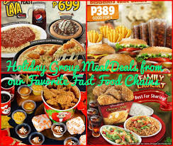 Holiday Group Meal Deals From Our Favorite Fast Food Chains Food Meal Deal Group Meals