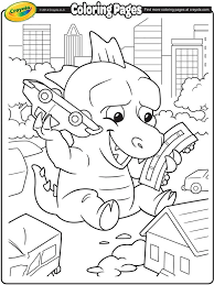 Giant coloring pages provide hours of colorful fun! Giant Lizard Monster Coloring Page Crayola Com