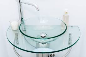glass pedestal sink artistic contractors