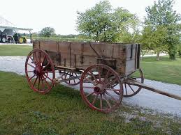 Antique Wooden Wagon With Wooden Spoke Wheels For Sale Wooden Wagon Farm Wagons Antique Wagon