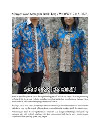 Hari minggu dan hari besar libur pengiriman. Pdf Jual Grosir Seragam Batik Bank Mandiri Telp Wa 0822 2315 0626 Grosir Seragam Batik Bank Mandiri Awaludin Nurrofiq Academia Edu