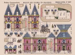 Paper Toys Maison De Provence With Images Paper Doll House Paper Toys Paper Dolls