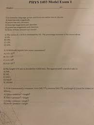 This is a model answer for aqa english language paper 2 question 5. Solved Phys 1403 Model Exam 1 Id Student 1 In Everyday Chegg Com