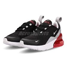 Details About Nike Air Max 270 Ps Black White Red Preschool Kids Running Shoes Ao2372 013