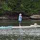 Stand-up paddleboard (SUP) yoga