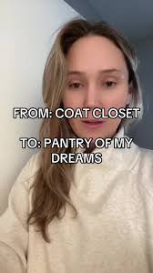 Turning S Coat Closet into A Pantry Renter Friendly