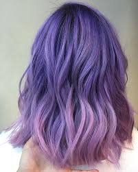 Purple Ombre Beauty Fantasy Unicorn Purple Violet Red Cherry Pink Yellow Bright Hair Colour Color Coloured Colo Hair Color Purple Hair Color Pastel Lilac Hair