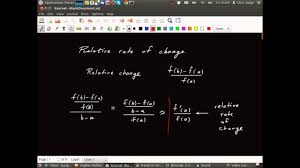 2 3 4 How To Compute The Relative Growth Rate Youtube