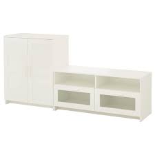 Meuble tele blanc et bois. Brimnes Combinaison Meuble Tv Blanc 200x41x95 Cm Ikea