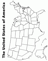 Color in this picture of a united states map and share it with others today! Map Of The United States Coloring Page Coloring Home