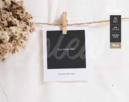 Start creating incredible visuals for your brand with the new placeit's polaroid frame mockups! Polaroid Mock Up 4 Mock Up Design Mockup Templates Mockup