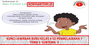 Maybe you would like to learn more about one of these? Kunci Jawaban Buku Kelas 4 Sd Pembelajaran 1 Tema 3 Subtema 3 Robihartoni