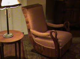 Upholstering A 1940 Gooseneck Platform Rocker Rocking Chair Makeover Platform Rocker Upholstered Rockers