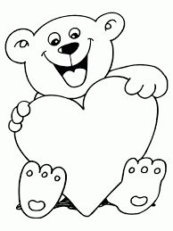 Osito Enamorado Hd Dibujos Para Colorear De Animales Enamorados Dibujos Para Colorear Oso Para Pintar Dibujos