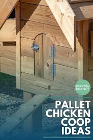 The interior is planked with old barn wood, the roof is reclaimed corrugated metal, and an old shipping pallet is now a welcoming porch. 29 Pallet Chicken Coop Ideas Weekend Friendly Eco Peanut