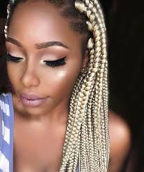 Jurllyshe, offers real virgin human hair wigs cheap wigs, human hair a bulk of natural looking full lace cheap human hair wigs, short wigs and long wigs for you to choose. 37 Beachy Blonde Braids Hairstyles 2019 For Black African Women Fashionuki