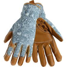 Style Selections Womens Medium Leather Garden Gloves Lowes Com Turquoise Leather Gardening Gloves Gardening Gloves Women