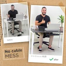 Halten sie ihren schreibtisch sauber und ordentlich: Kabelmanagement Fur Unter Den Schreibtisch Kabelhalter Fur Kabelmanagement Unter Dem Schreibtisch Super Stabile Schreibtisch Kabelablage Perfektes Stehpult Kabelmanagement Schwarz 4er Set 43cm Amazon De Baumarkt