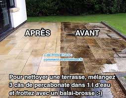 Terrasse Noircie L Astuce Miracle Pour La Nettoyer Sans Effort En 2020 Nettoyer Terrasse Nettoyage Terrasse Comment Nettoyer