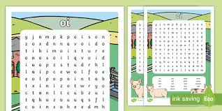 Download and print resources for teaching long and short vowel sounds, consonant blends, digraphs, diphthongs, and word families. Oi Digraph Differentiated Word Search Teacher Made