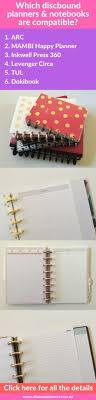 Discbound Planners Notebooks Brands That Are Compatible All About Planners Discbound Planner Discbound Notebook Planner