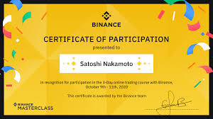 In return, you get free coins. Binance Masterclass 2020 Providing Free Crypto Education To Over 70 000 Africans