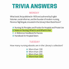 Among these were the spu. Utsw Library On Twitter Here Are The Answer To This Week S Trivia Questions Thank You For Celebrating National Nurses Week With Us