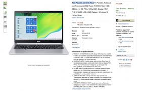 Is also equipped with 32gb of internal storage. Acer Aspire 5 Laptop Powered By Unannounced Ryzen 7 5700u Processor Appears In Italian Amazon Archyworldys